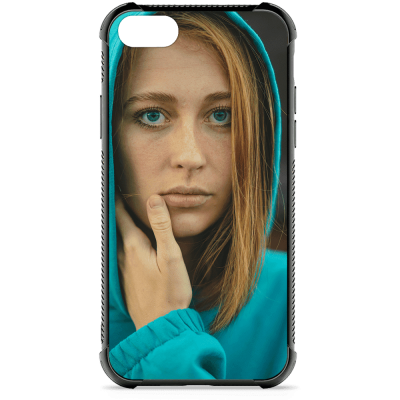 iPhone 7 Custom Case - Black Bumper